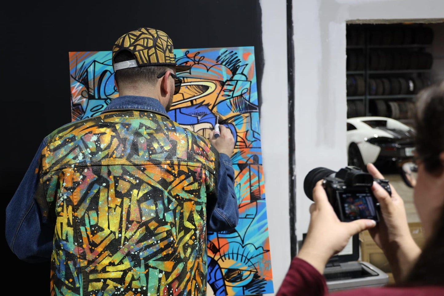 Custom Painted Jacket