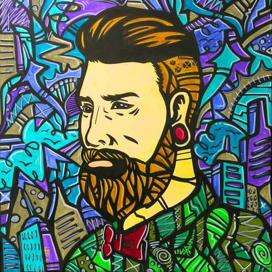 City Boy Original Canvas | Feel Free Collection