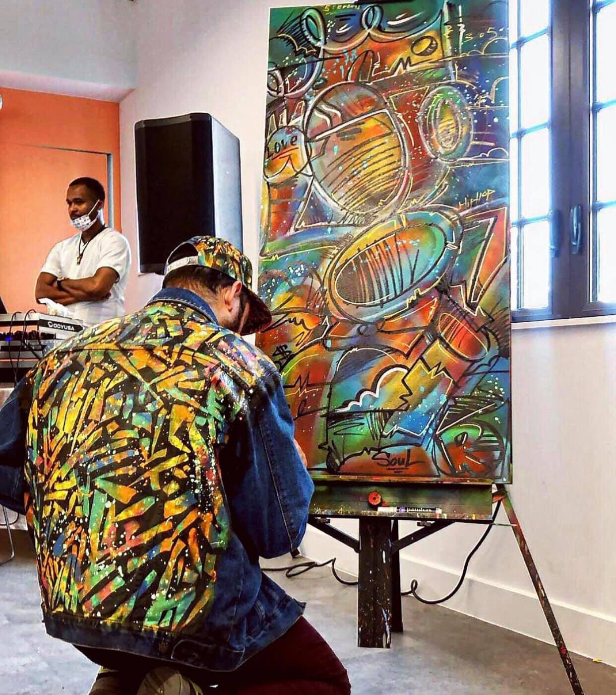 Custom Painted Jacket