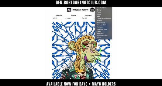 Roc Sol x Bored Art Not Club Collab