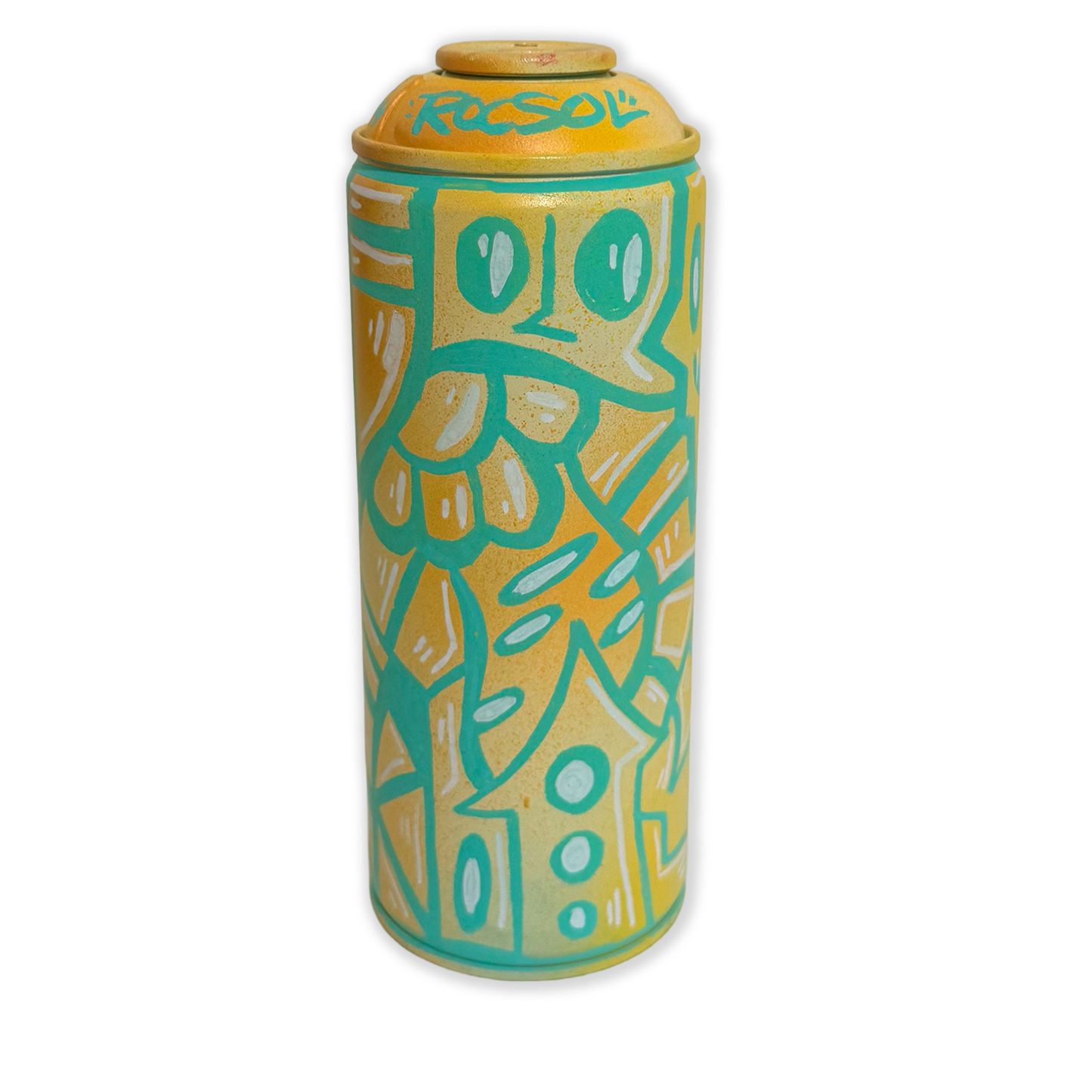 Painted Spray Can - Lemonade
